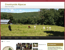 Tablet Screenshot of countrysidealpacas.com